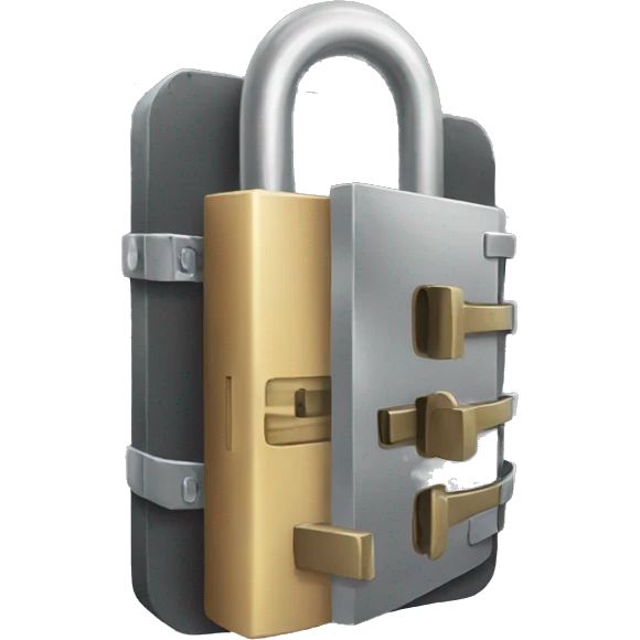 Lock up emoji