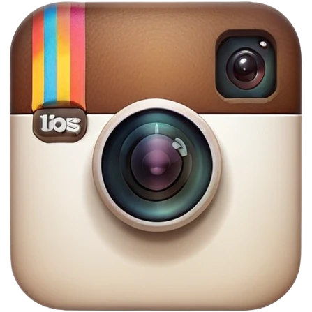 Instagram logo emoji