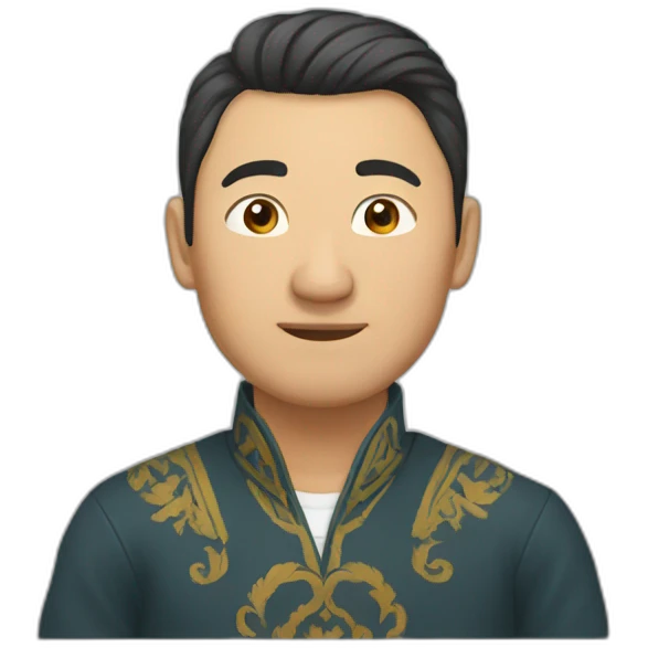 Kazakh man emoji