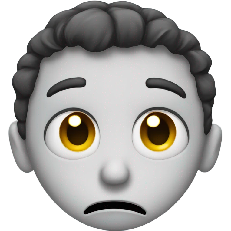 Teary eyed mad face emoji