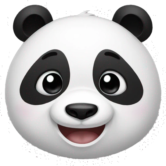 Panda happy tears  emoji