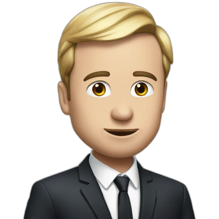 macron speaking wwith elon musk emoji