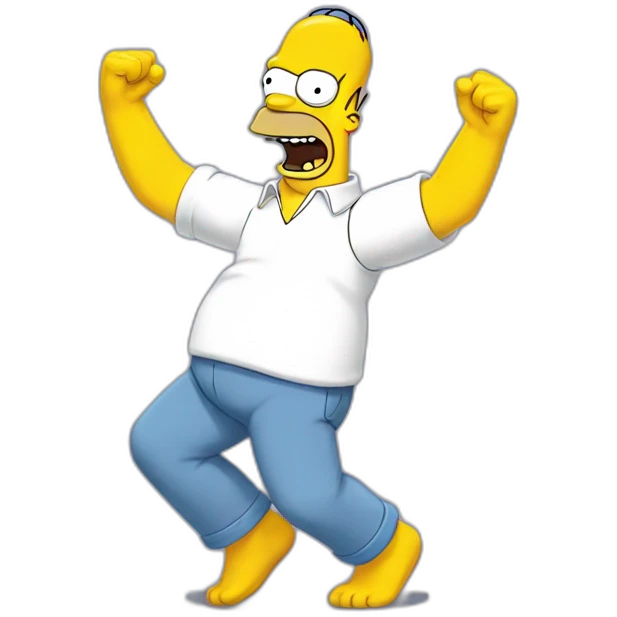 Homer Simpson dance emoji