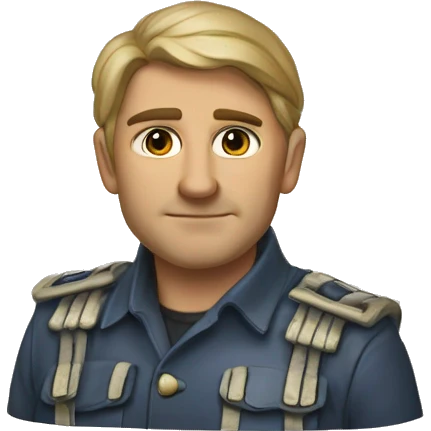 Малыш военный держит лягушку супер героя emoji