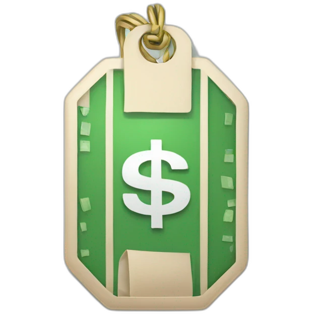 tag price money emoji