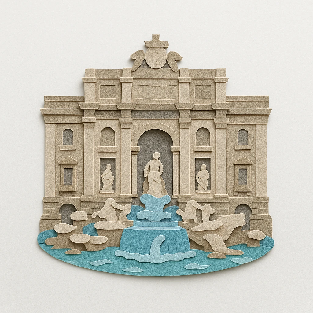 trevi fountain emoji