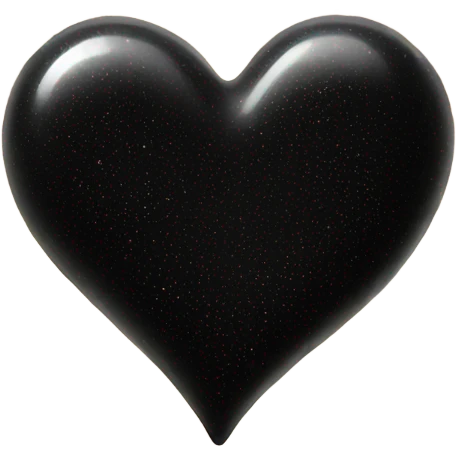 Black heart with sparkles  emoji