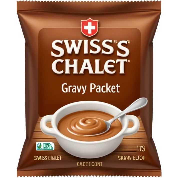 Swiss chalet gravy packet  emoji