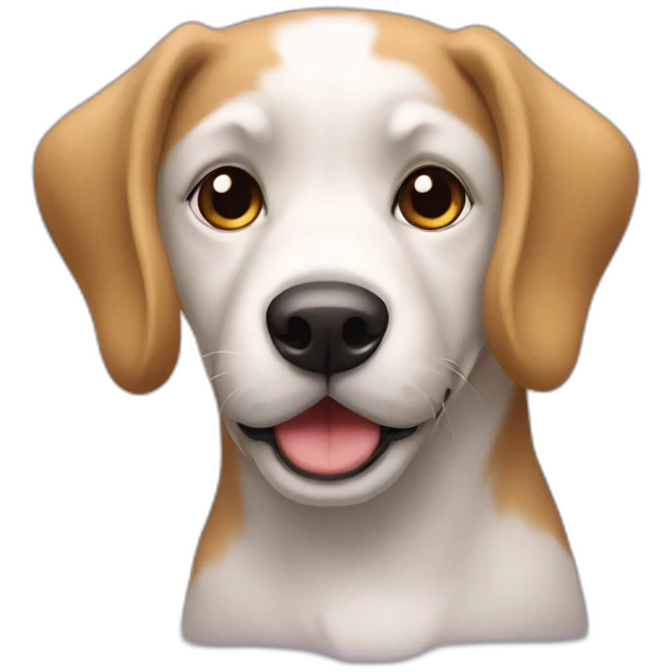 Chien sur chat emoji