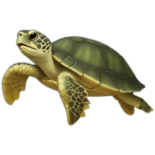 une tortue de mer emoji