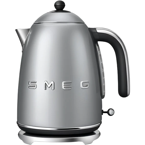 Pale silver smeg electric kettle emoji