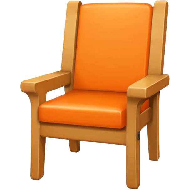 стульчик оранжевый emoji