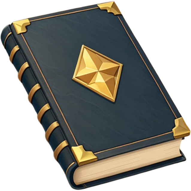 low poly JOB BOOK HISTOIRCAL  emoji