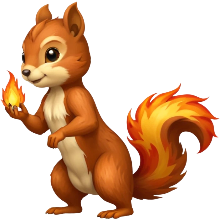 fire bender squirrel emoji