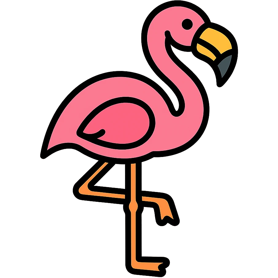 flamingo emoji