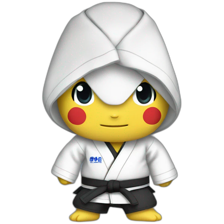 Pokémon in a Jiu-Jitsu gi emoji