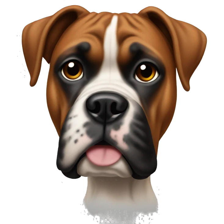 Boxer dog  emoji