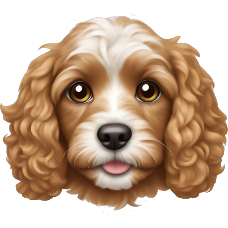 Cavapoo puppy emoji