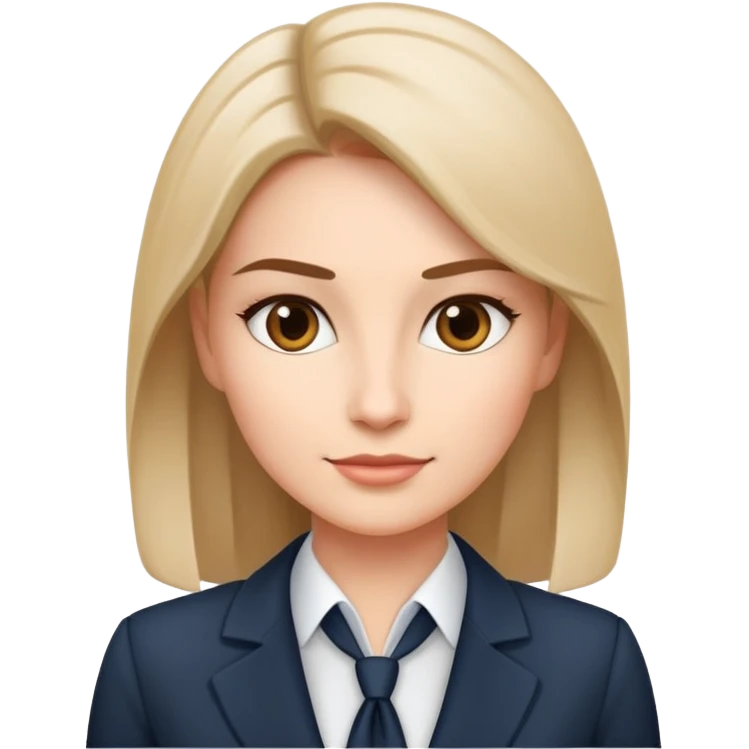 ceo woman confidently wears smart business attire emoji