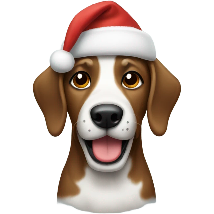 christmas dog emoji