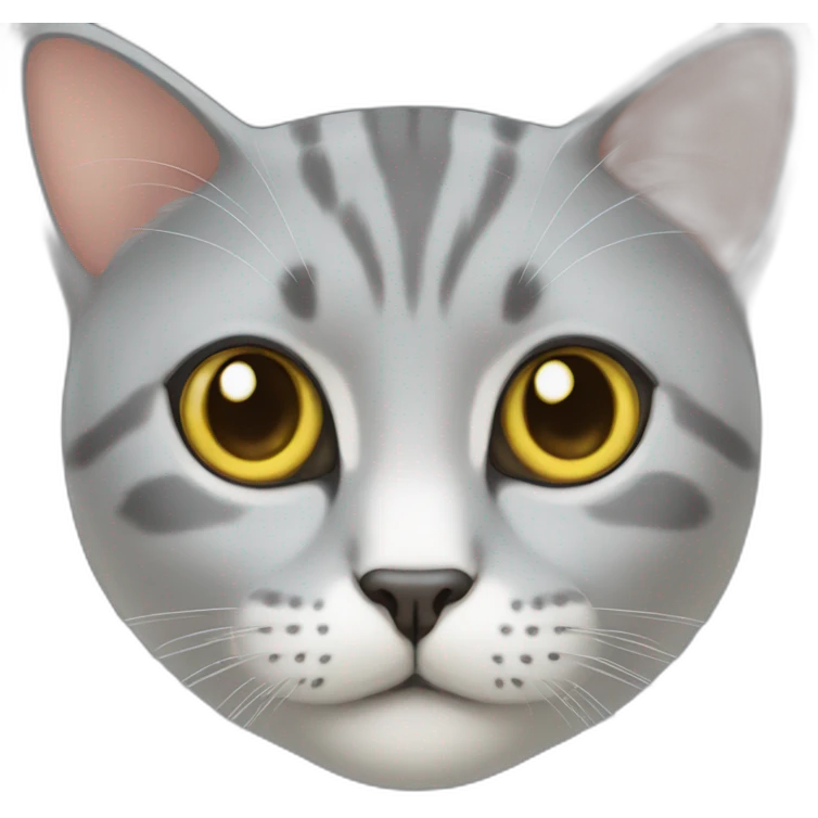 Gato gris emoji