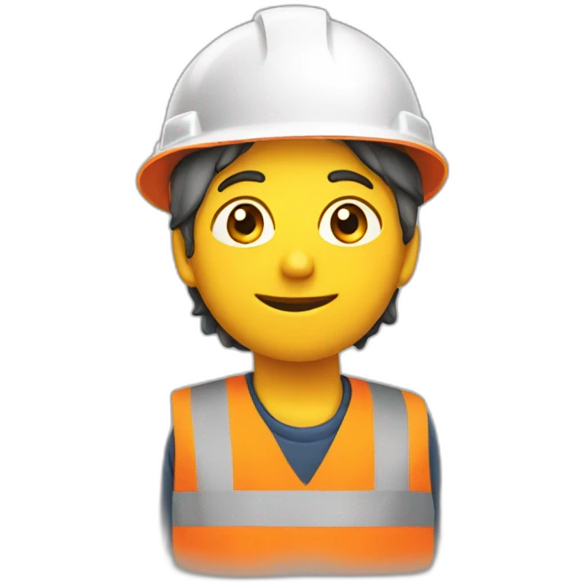 Chat sur un chantier emoji