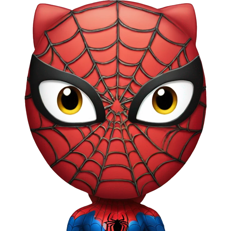 hello kitty spiderman emoji