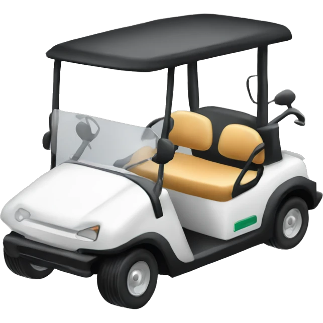 Golf car emoji