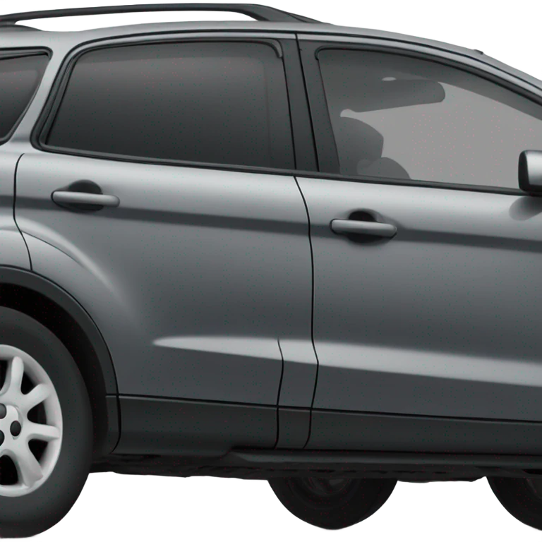 Car, dark grey 2003 Ford Escape XLT, side shot emoji