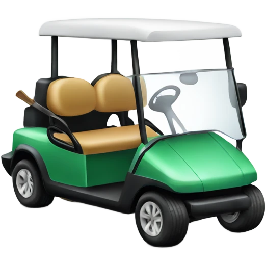 Golf cart  emoji