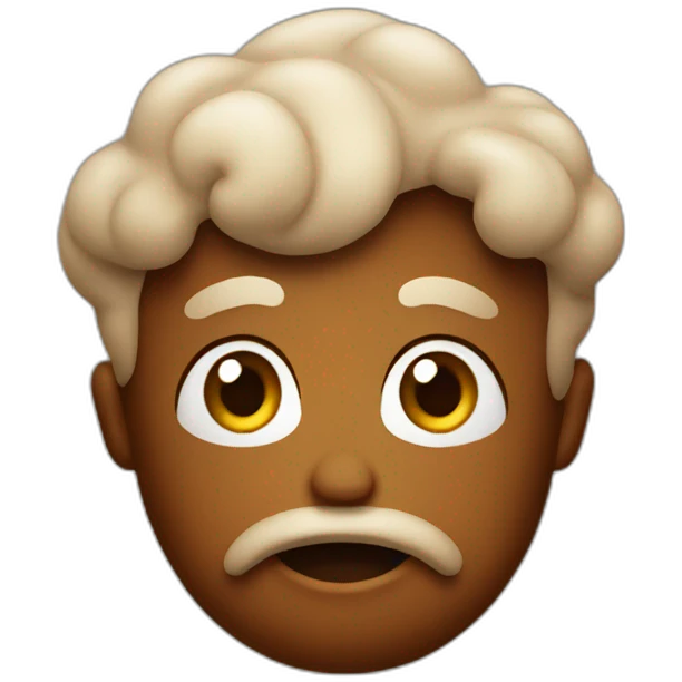 innocent poop emoji