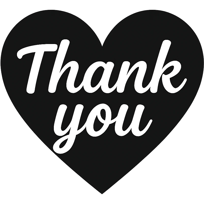 Thank you heart, remove background emoji