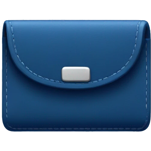 Dark blue wallet emoji