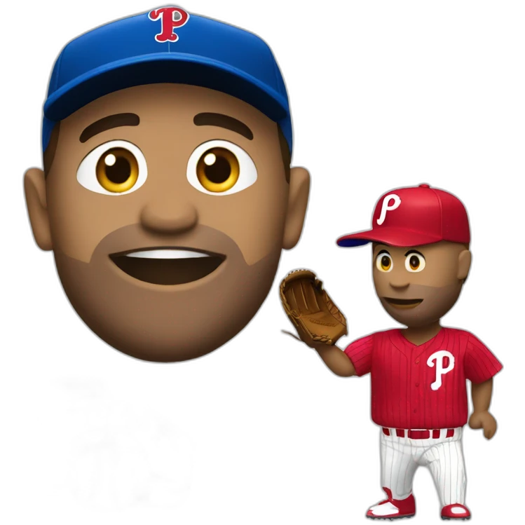 Baseball phillies  emoji