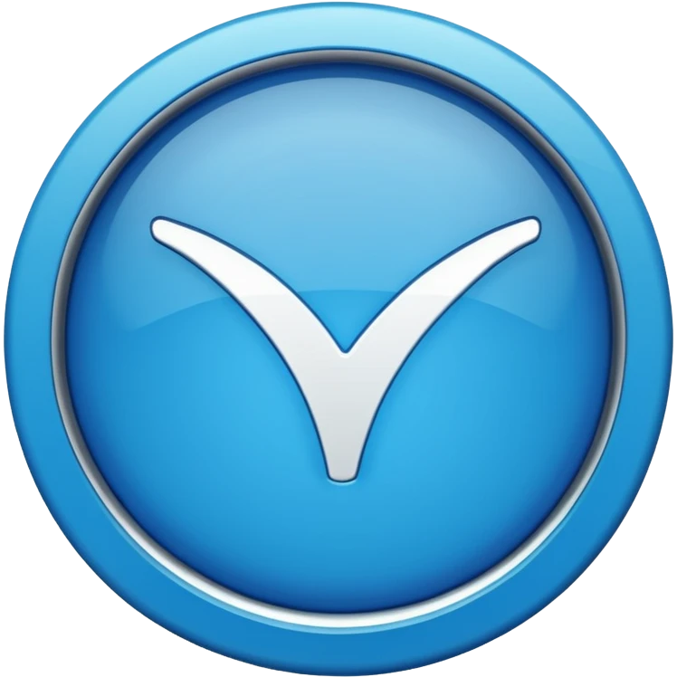 Blue verified check mark emoji