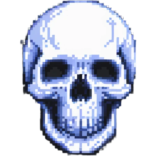skull simple design emoji