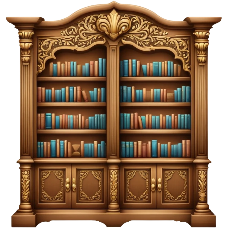 Beautiful vintage white bookshelf  emoji