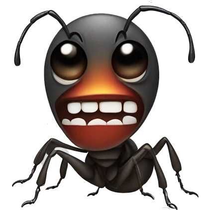 Angry ant emoji
