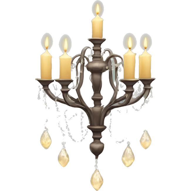 Chandelier candle emoji