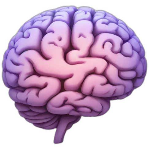 Digital brain emoji