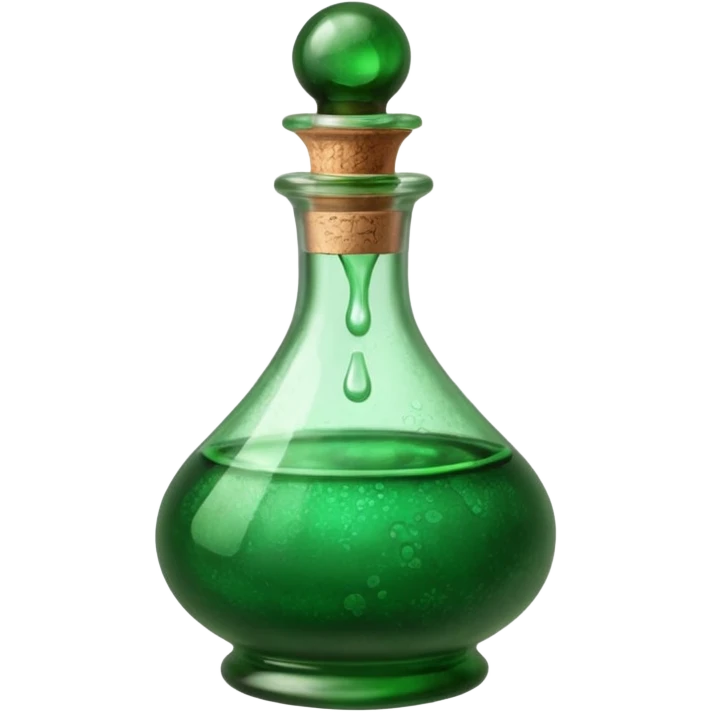 Vintage potion bottle emoji