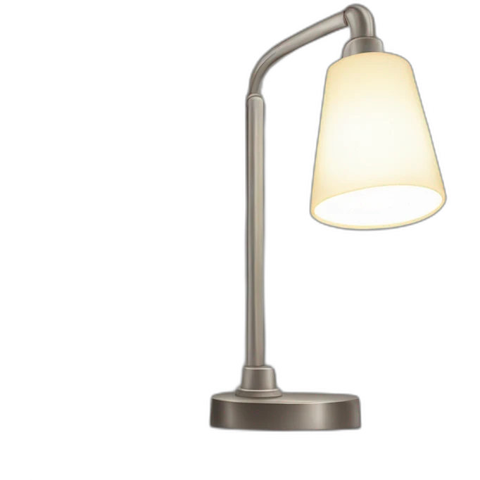 Une lampe sur un miroir emoji