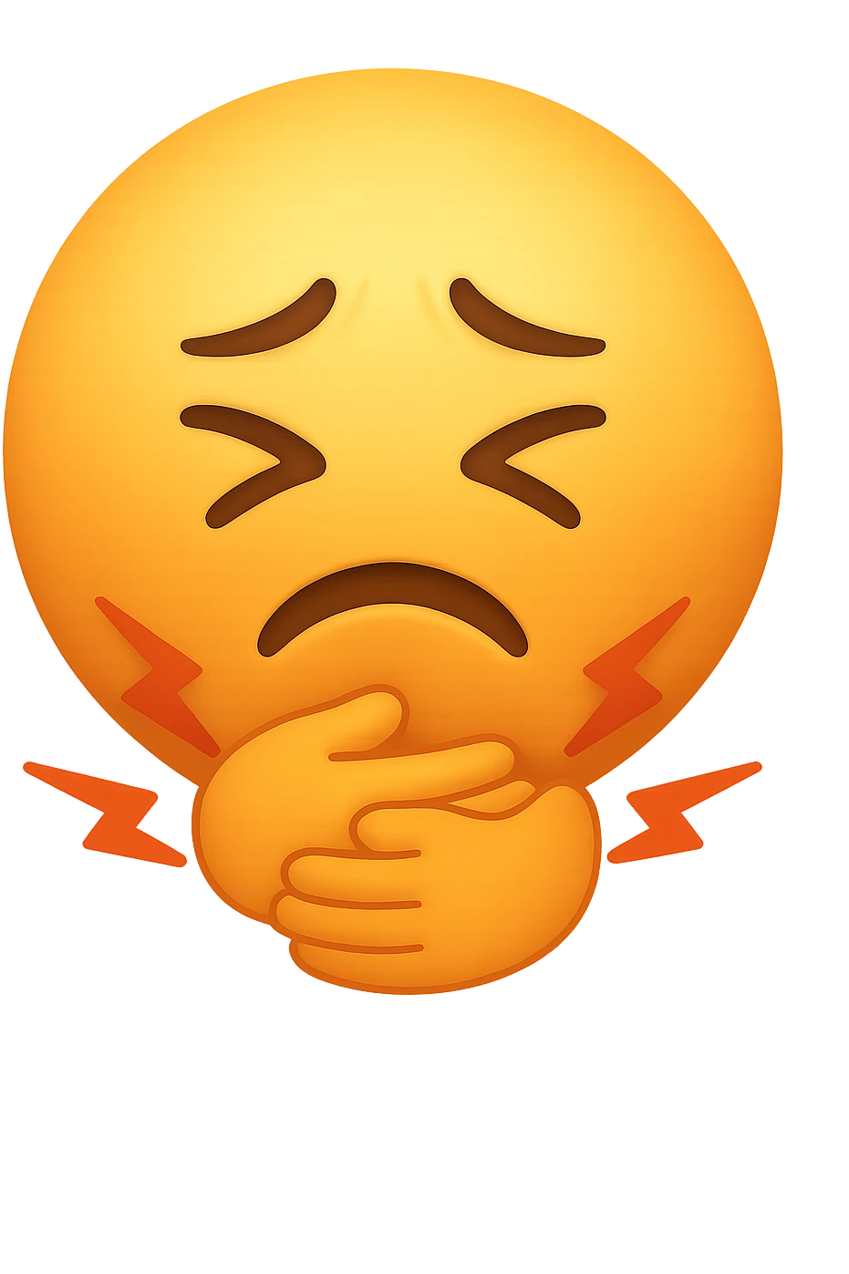 emoji di dolore addominale/intestinale emoji
