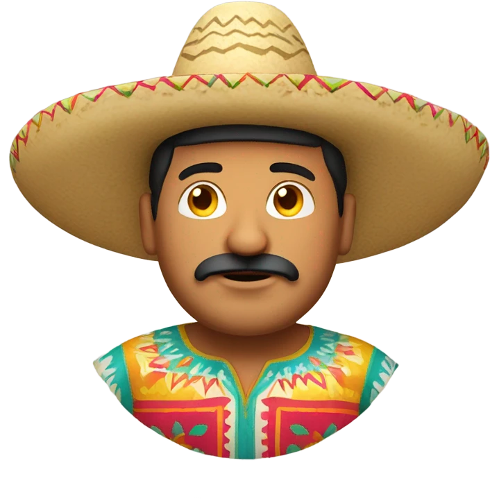 Mexican fat man  emoji