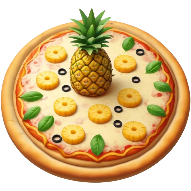 Pineapple pizza emoji