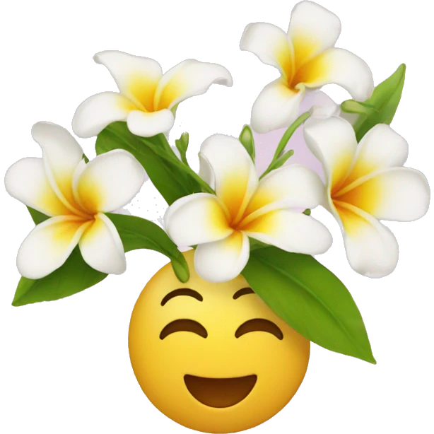 Uma flor dando bom Dia emoji