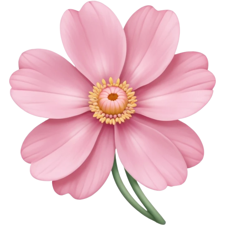 I want a flower for my hair pastel pink emoji