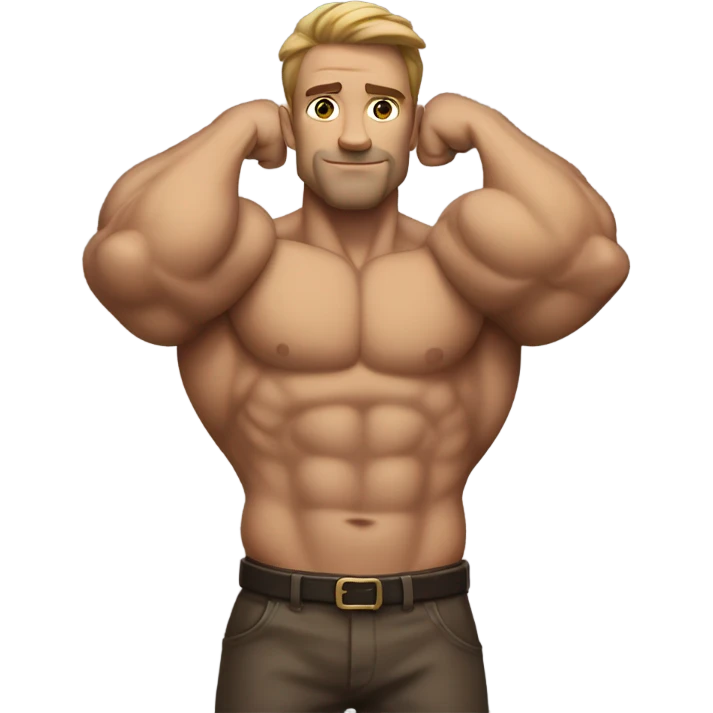 Buff man  emoji