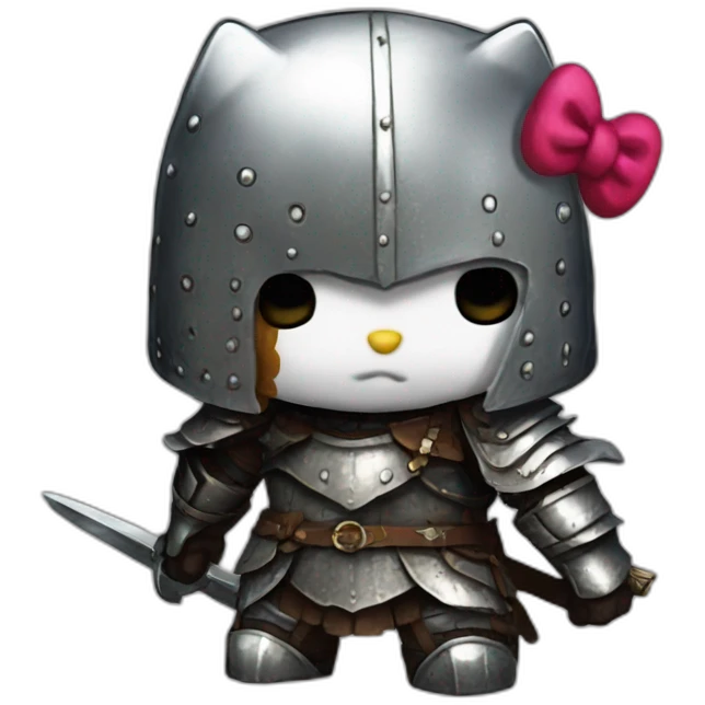 hello kitty dark souls emoji