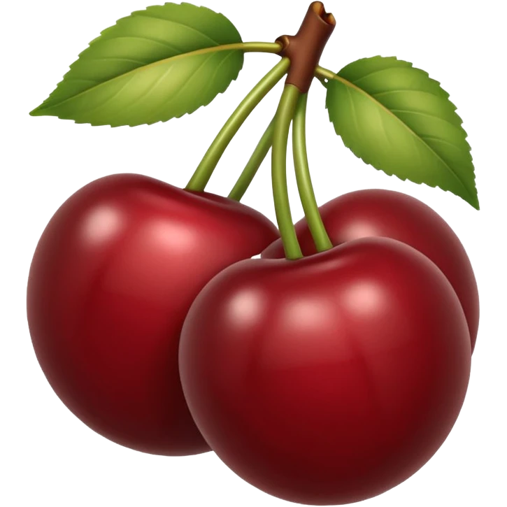 beige cherries emoji